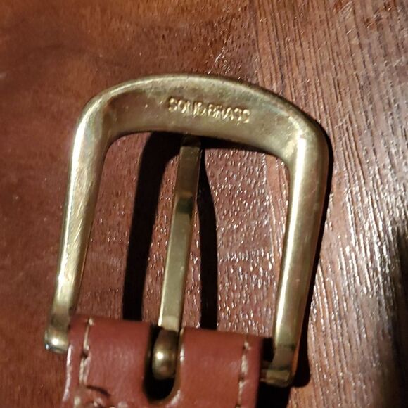 Torino European Ribbed Surcingle Camel Belt 44 - Picture 4 of 9